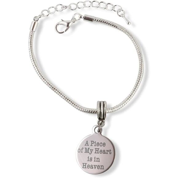 A Piece My Heart Bracelet | Stainless Steel Chain Bracelet - Picture 1 of 8